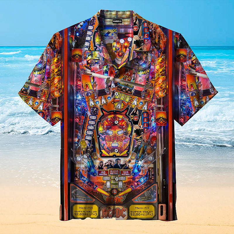 AC/DC PINBALL Universal Hawaiian Shirt