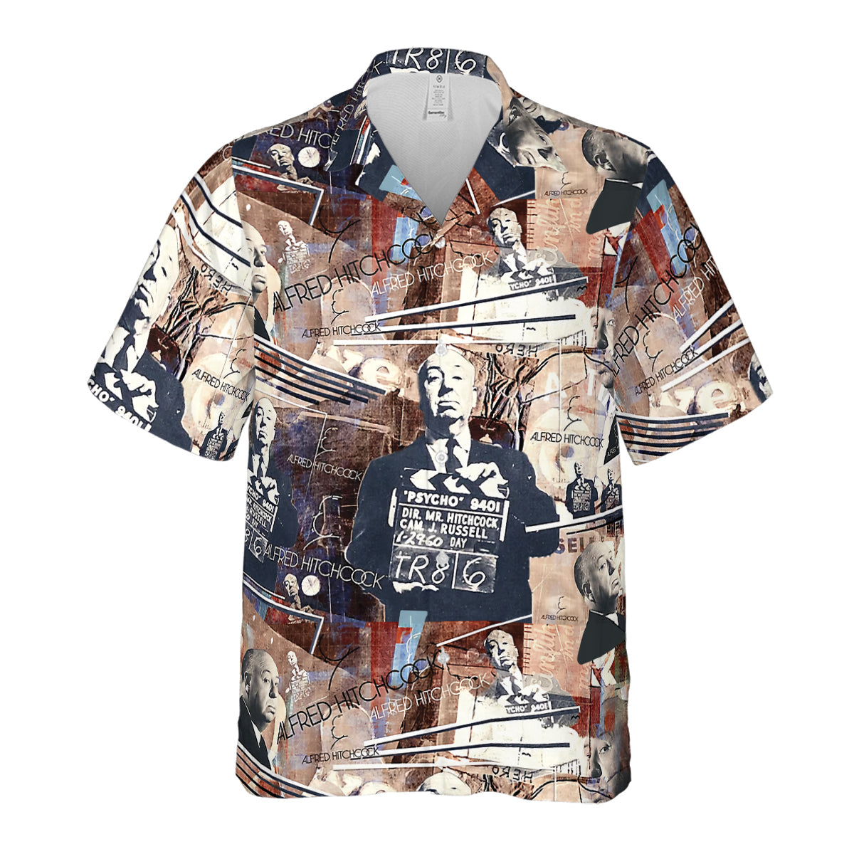 Alfred Hitchcock Aesthetic Hawaiian Shirt