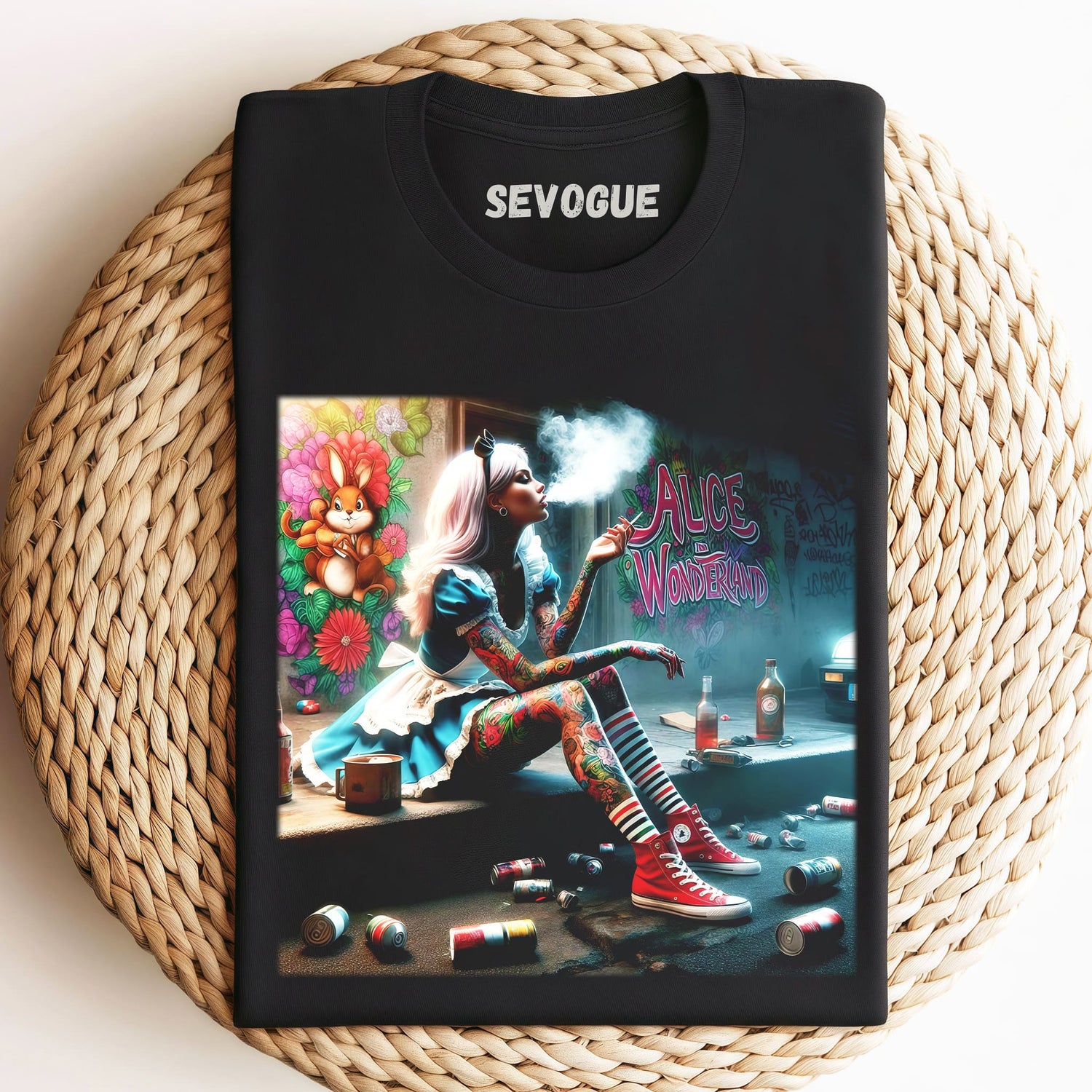 Alice Smokes Unisex Tee, Sweatshirt & Hoodie