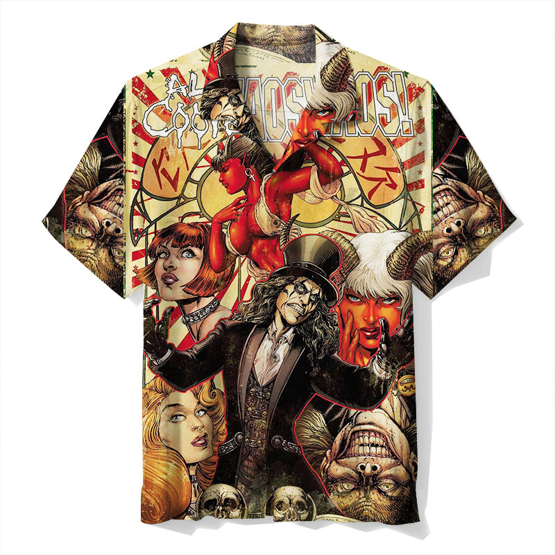 Alice Cooper Unisex Hawaiian Shirt