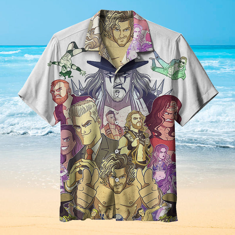 All Elite Wrestling Universal Hawaiian Shirt