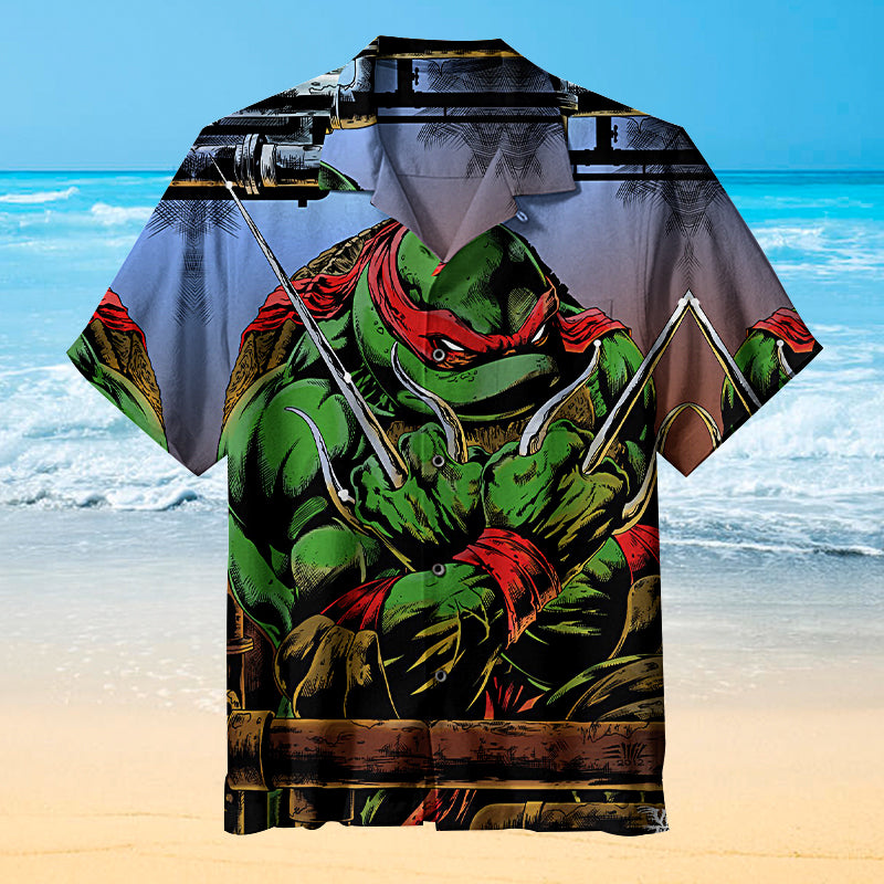 Angry Raphael Universal Hawaiian Shirt