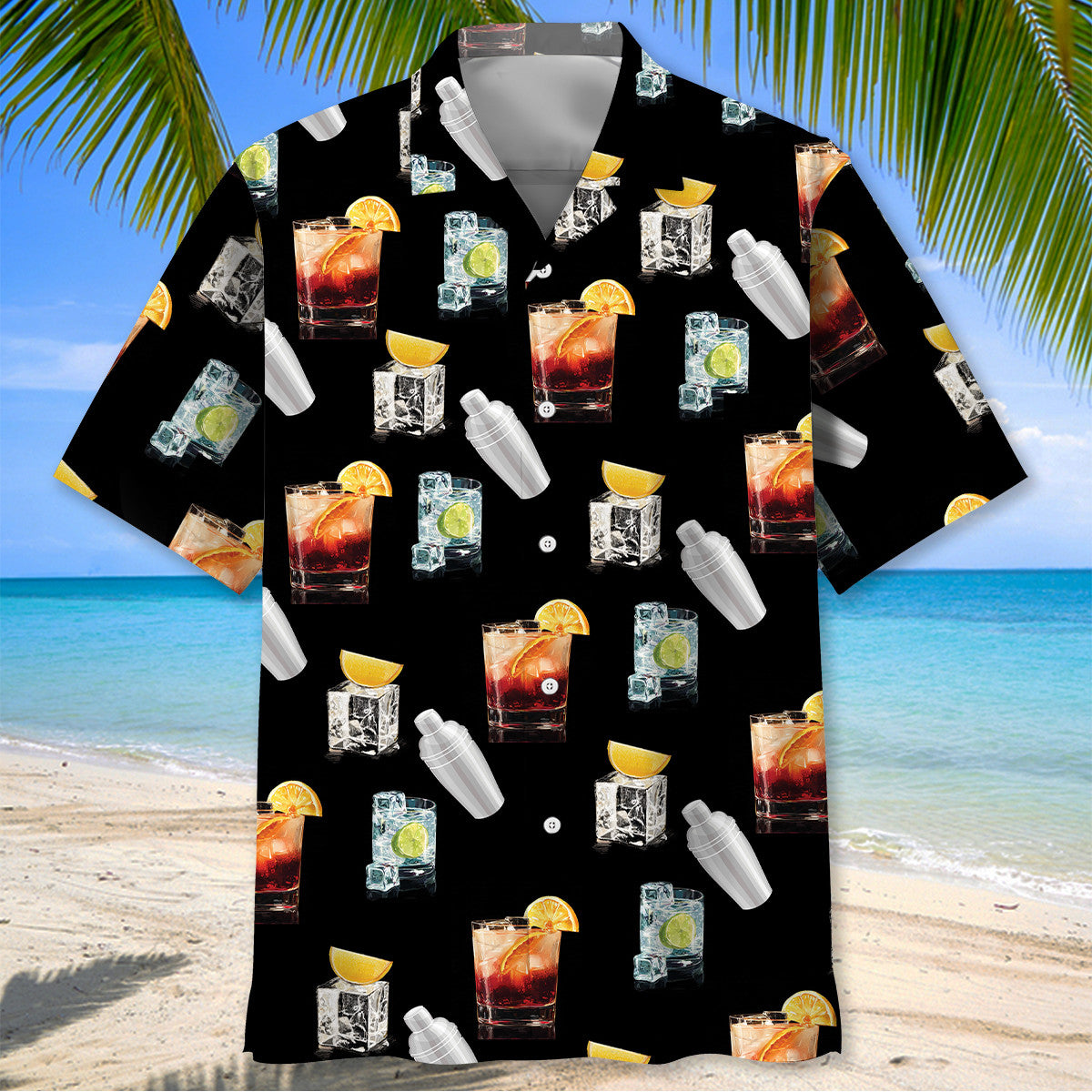 Bartender Cocktail Party Hawaiian Shirt