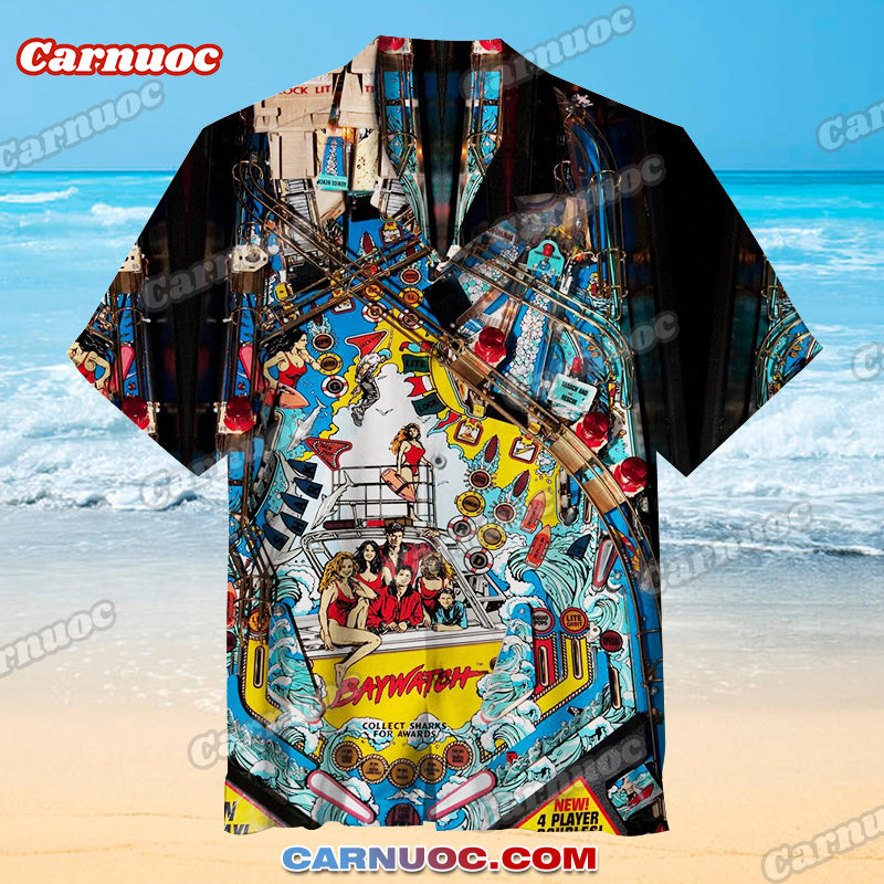 Baywatch Pinball Machine |Unisex Hawaiian Shirt