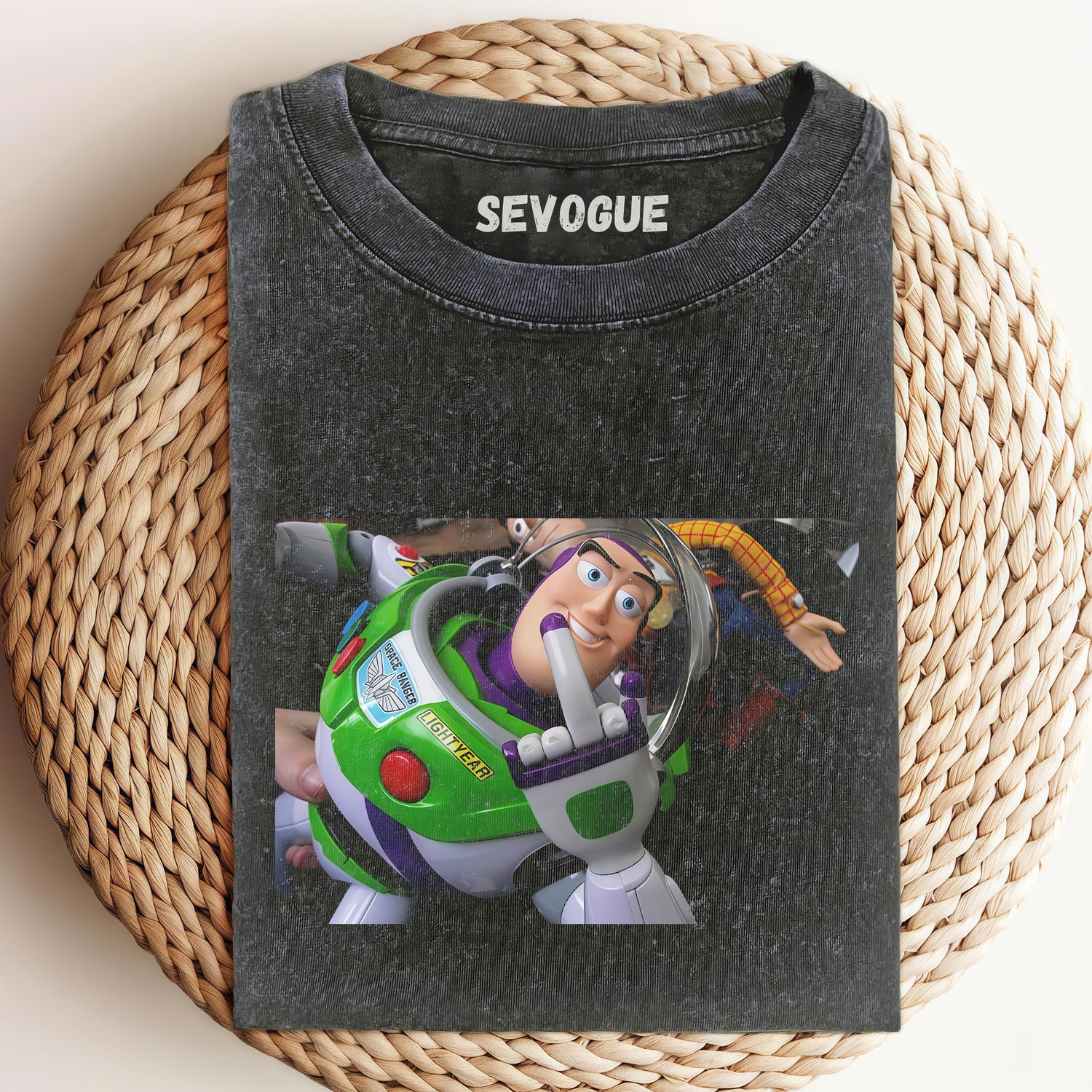 Buzz Lightyear Gives The Middle Finger Unisex Tee, Sweatshirt & Hoodi