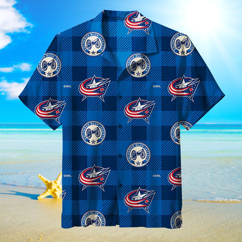 COLUMBUS BLUE JACKETS Unisex Hawaiian Shirt