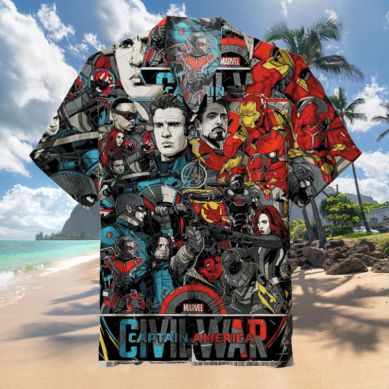 Captain America Hawaiian Shirt