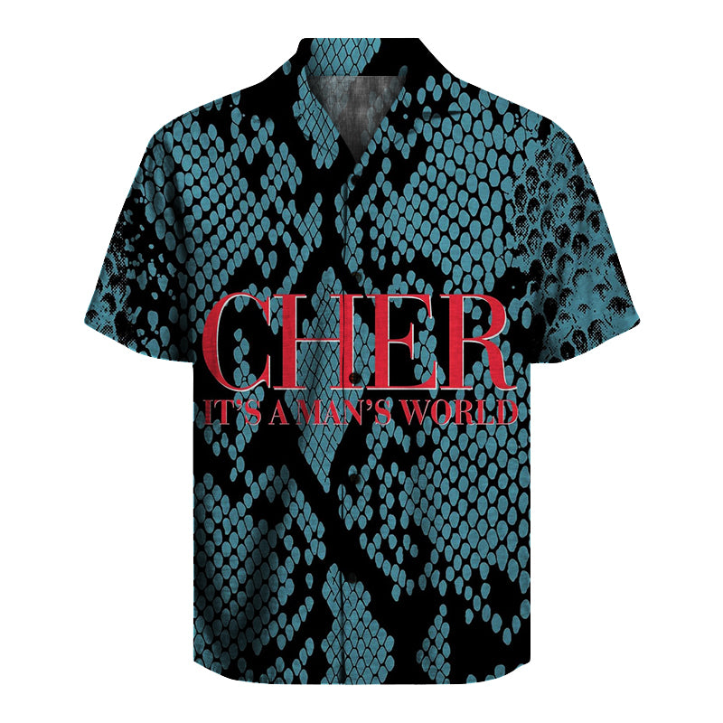 Cher - It's a Man's World  Unisex Hawaiian Shirt