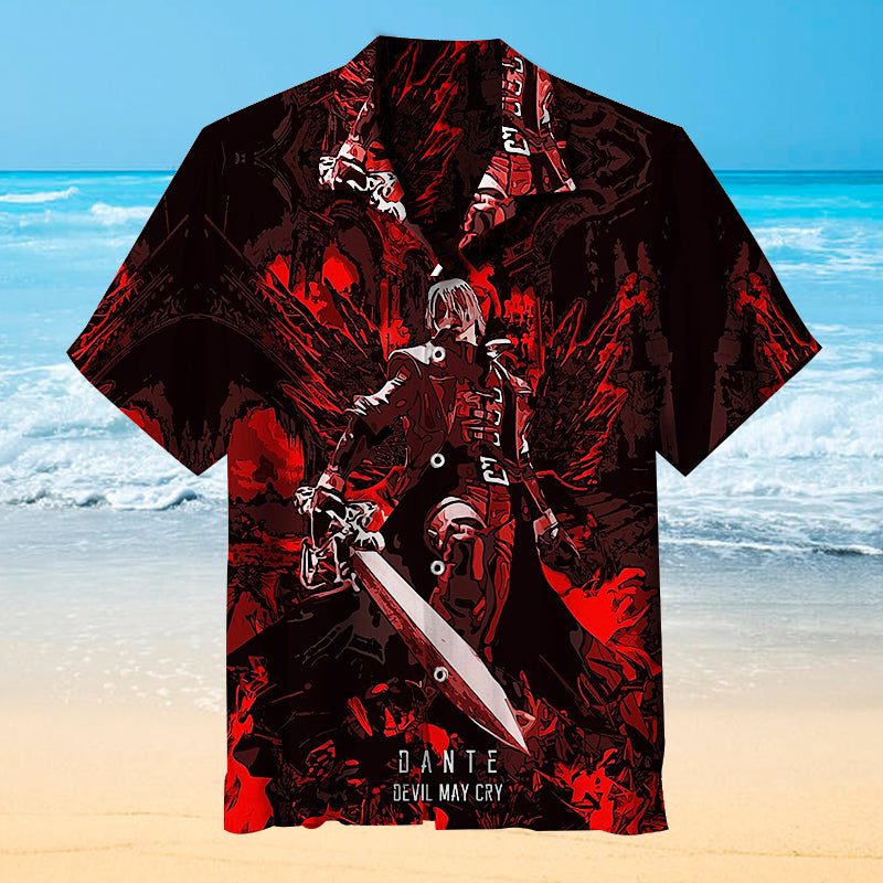 Classic Dante from Devil May Cry Universal Hawaiian Shirt