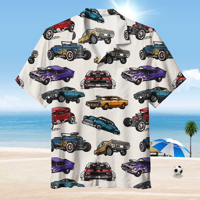 Classic Hot Rod Unisex Hawaiian Shirt