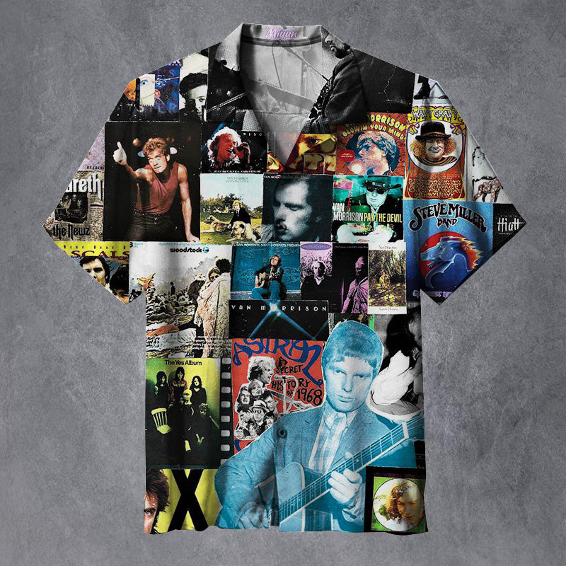 Classic Rock  Unisex Hawaiian Shirt