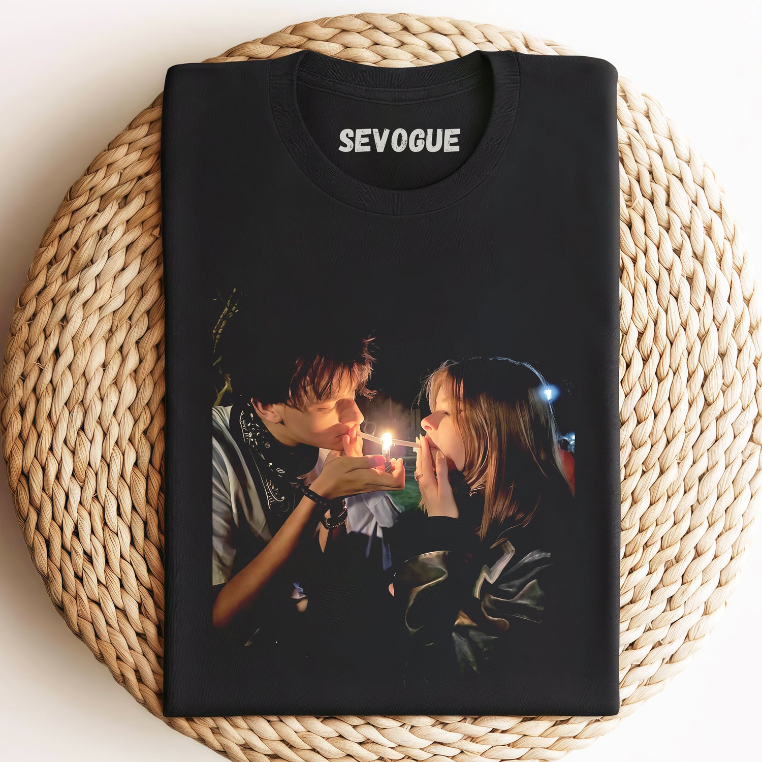 Couple Smoking Unisex Tee, Sweatshirt & Hoodie
