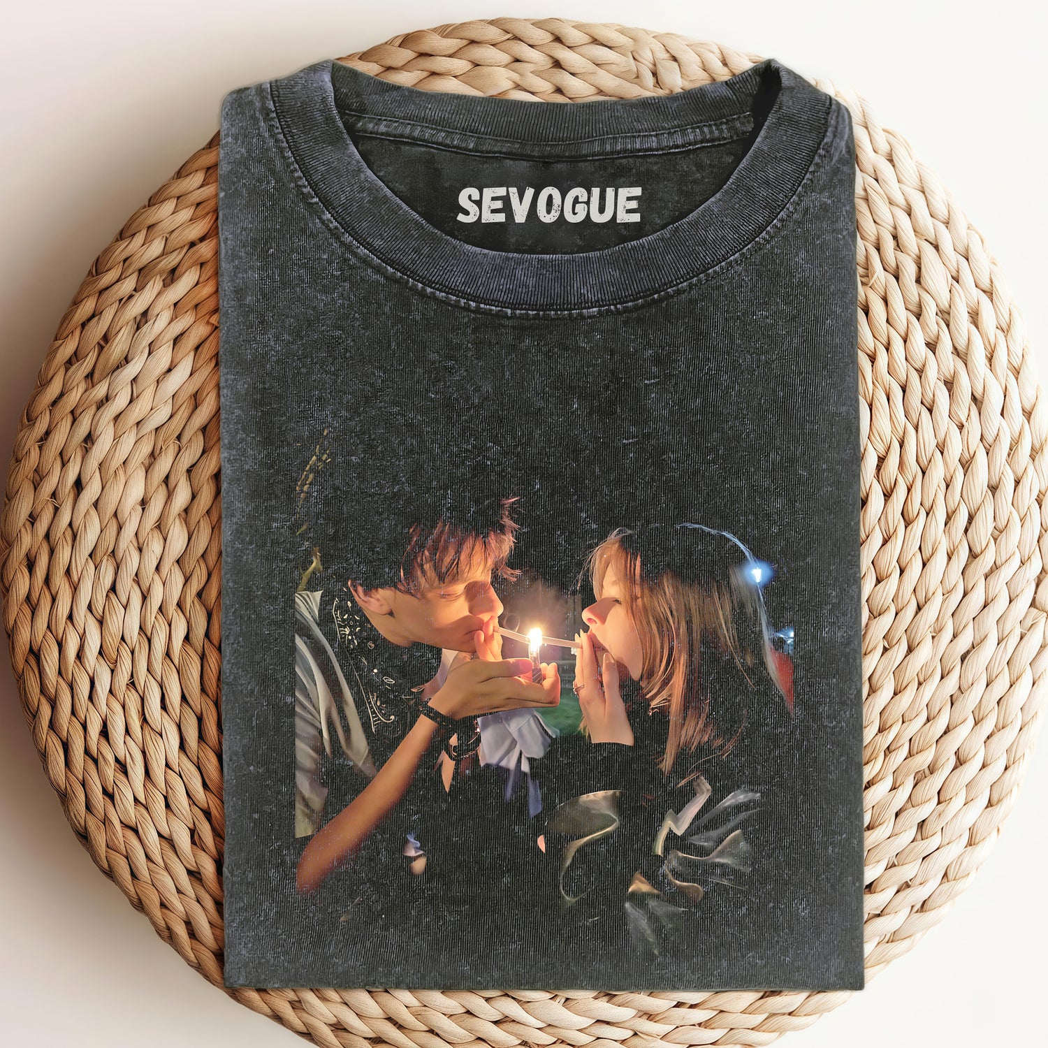 Couple Smoking Unisex Tee, Sweatshirt & Hoodie