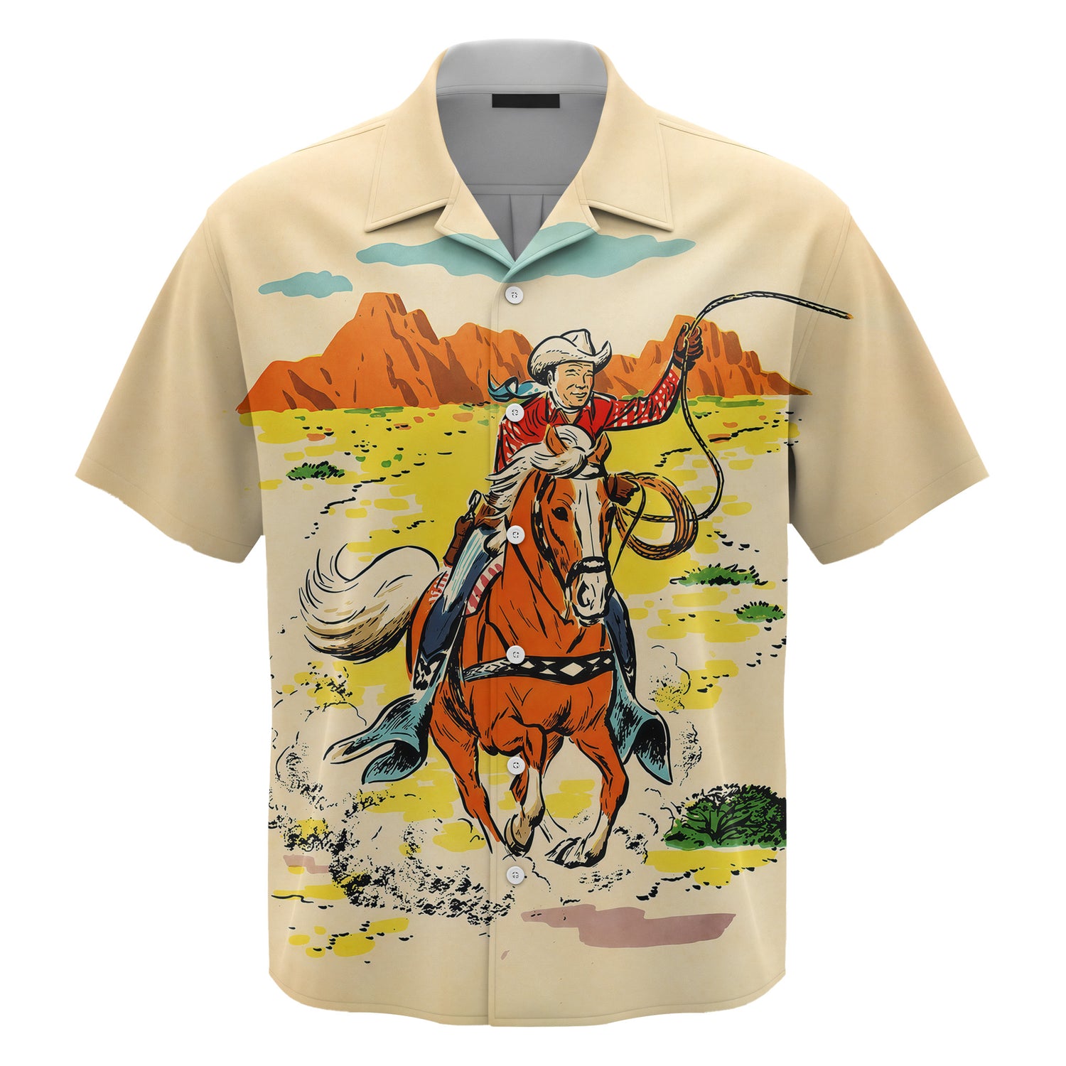 Cowboy Hawaiian Shirt