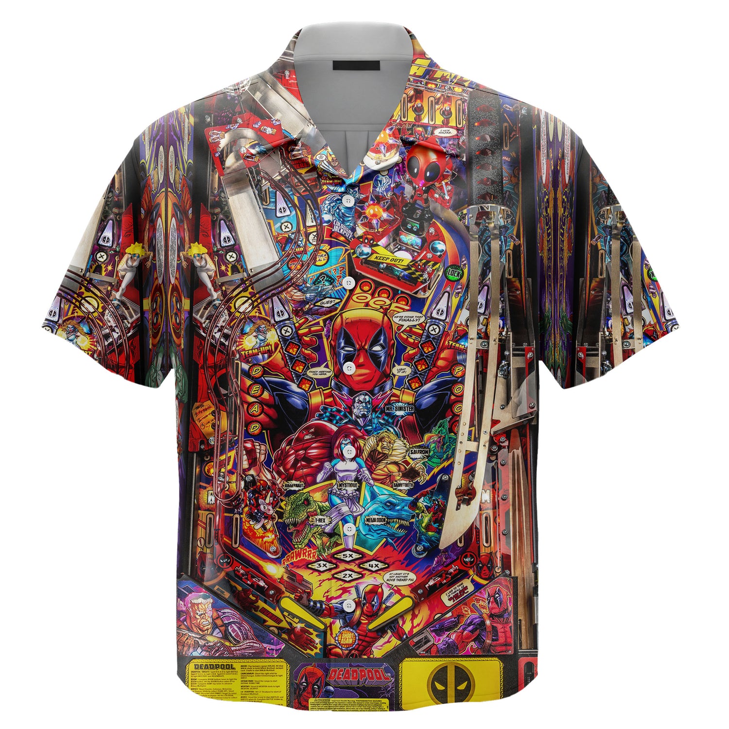 Deadpool Pinball Universal Hawaiian Shirt