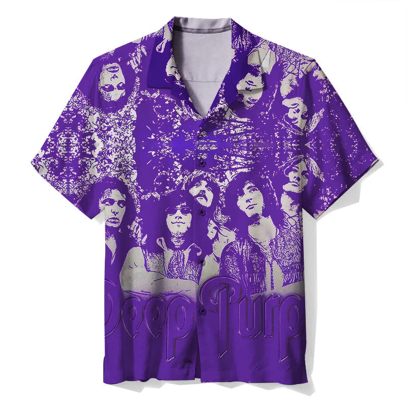 Deep Purple Hawaiian Shirt