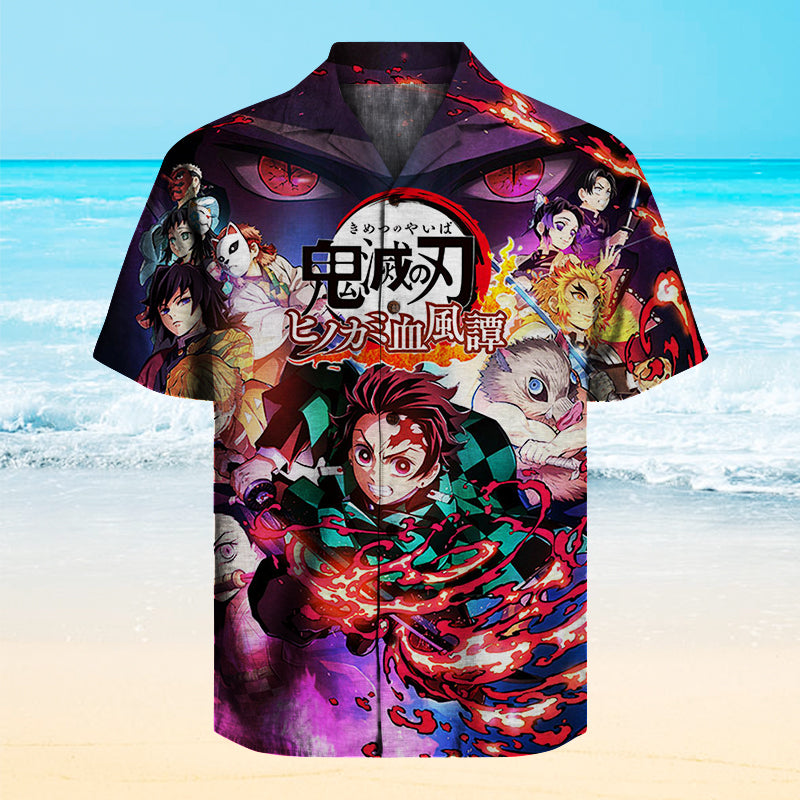 Demon Slayer: Kimetsu no Yaiba Unisex Hawaiian Shirt