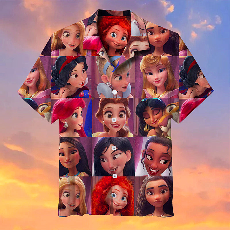 Disney Princess Unisex Hawaiian Shirt