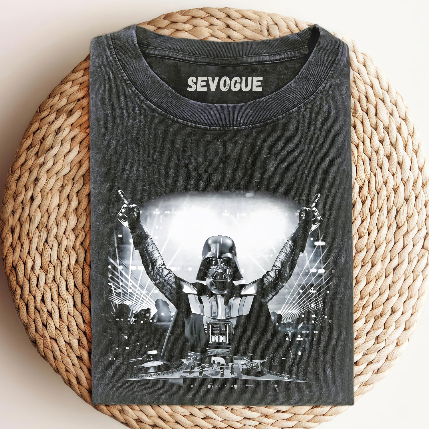 Dj Darth Vader Vintage Unisex Tee, Sweatshirt & Hoodi