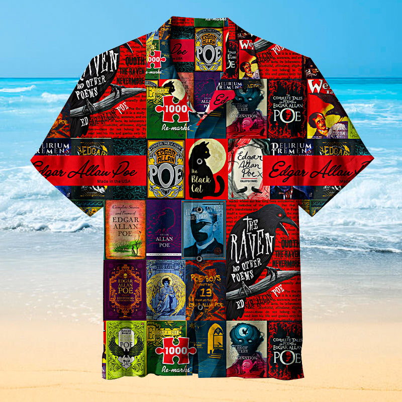 Edgar Allen Poe Universal Hawaiian Shirt