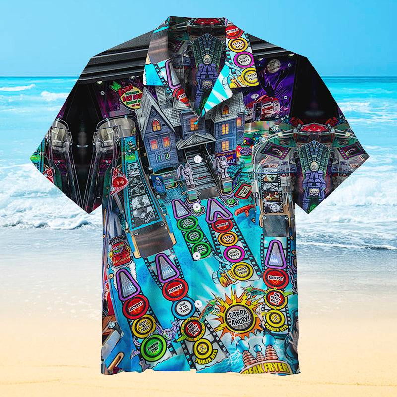 Elvira's House of Horrors Pinball |Universal Hawaiian Shirt