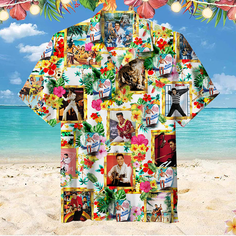 Elvis Presley Unisex Hawaiian Shirt