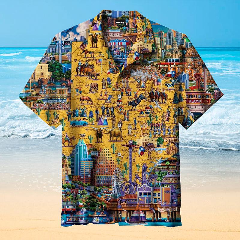 Everything's bigger in Texas! Unisex Hawaiian Shirt
