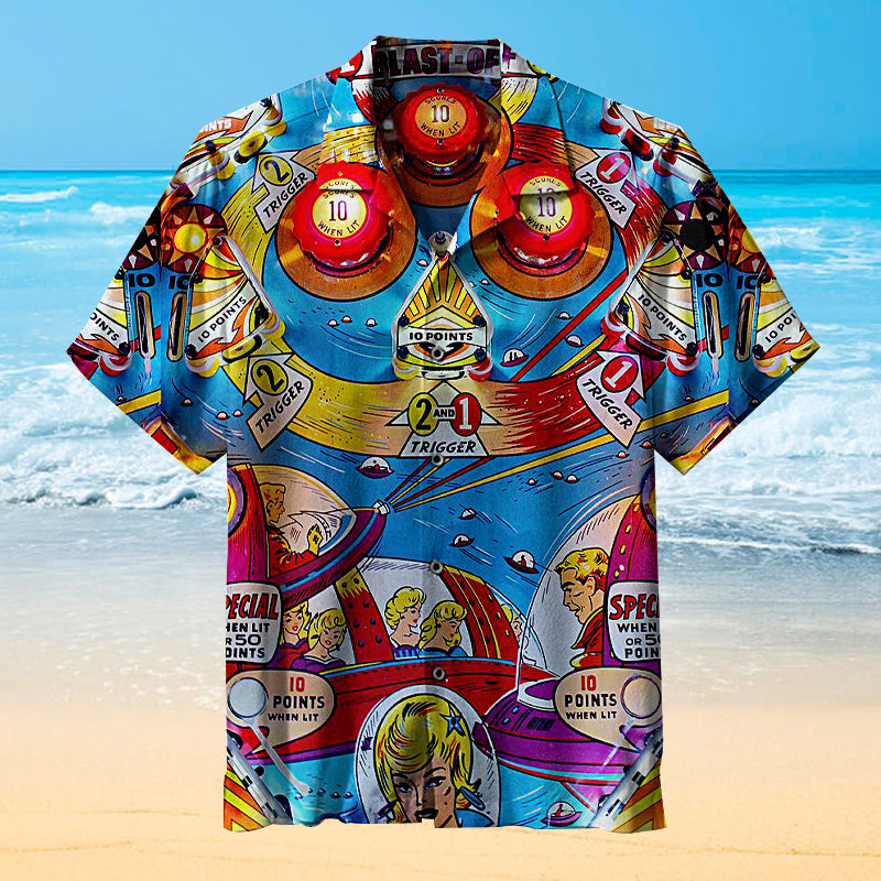 Far Out Playfield |Unisex Hawaiian Shirt
