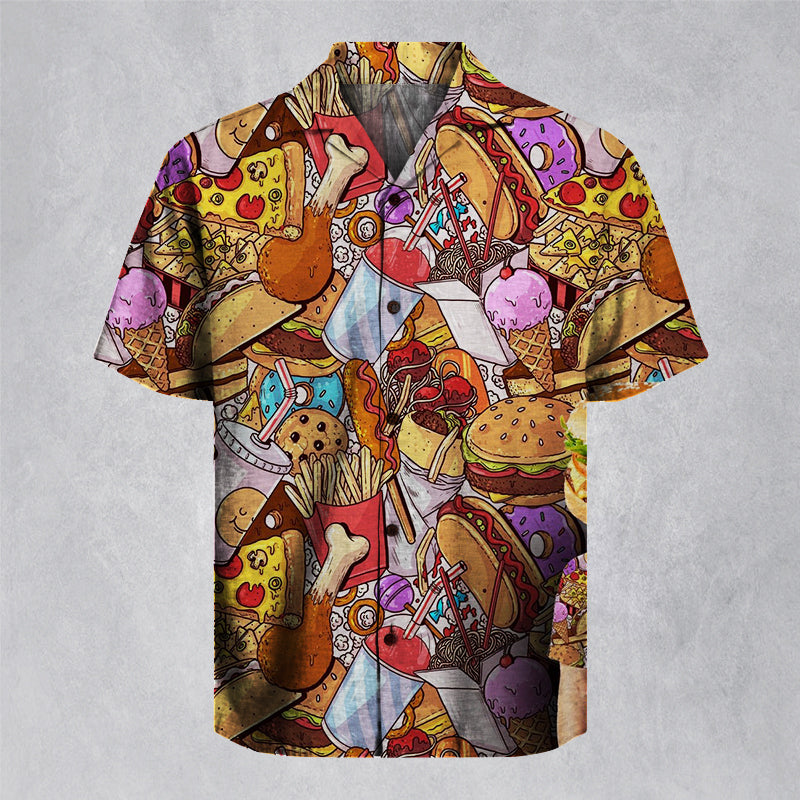 Fast Food Unisex Hawaiian Shirt