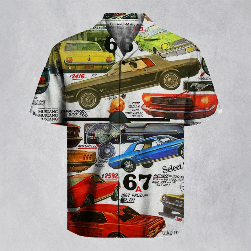 Ford Mustang Unisex Hawaiian Shirt