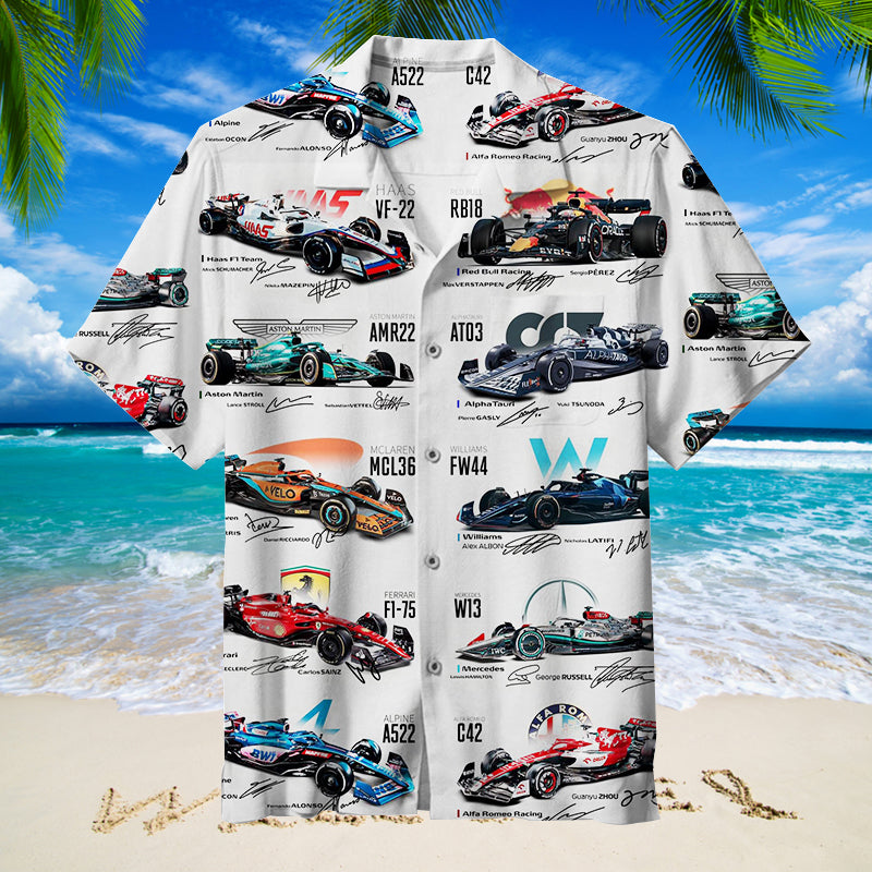 Formula One Hawaiian Shirt