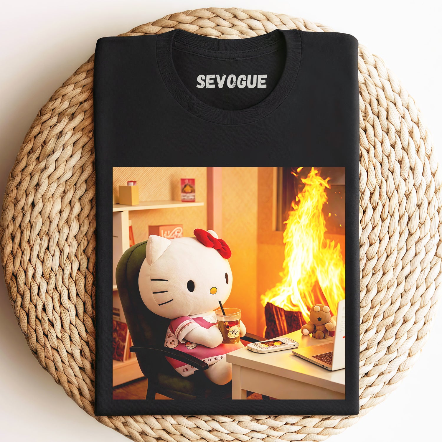 Funny Hello Kitty V3  Unisex Tee, Sweatshirt & Hoodi