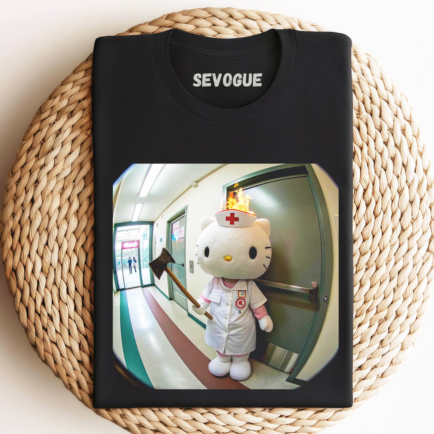 Funny Hello Kitty V7  Unisex Tee, Sweatshirt & Hoodi