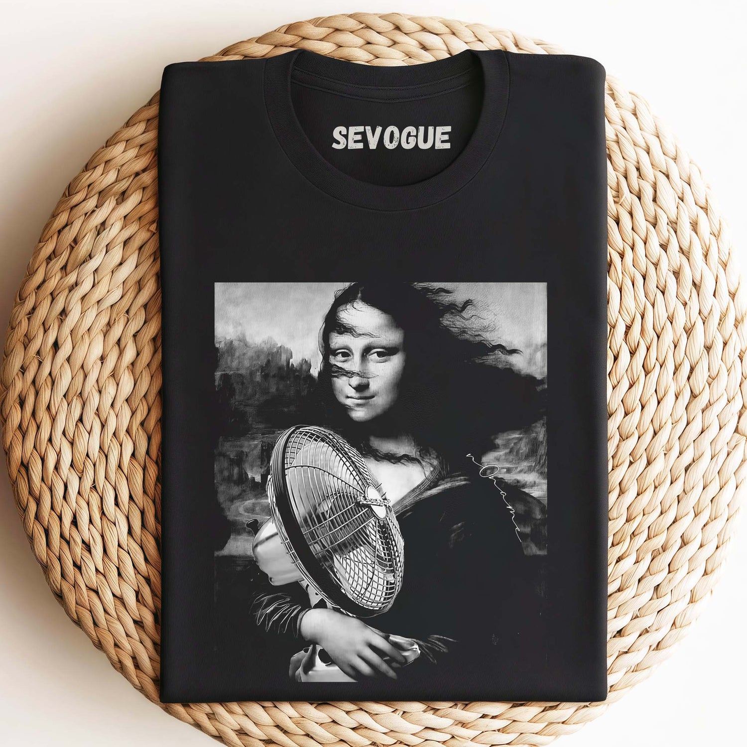 Funny Mona Lisa V1 Unisex Tee, Sweatshirt & Hoodie