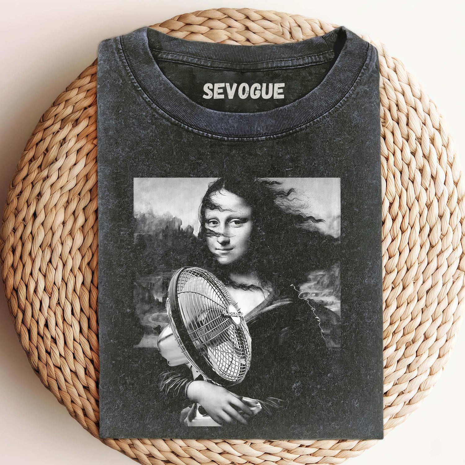 Funny Mona Lisa V1 Unisex Tee, Sweatshirt & Hoodie