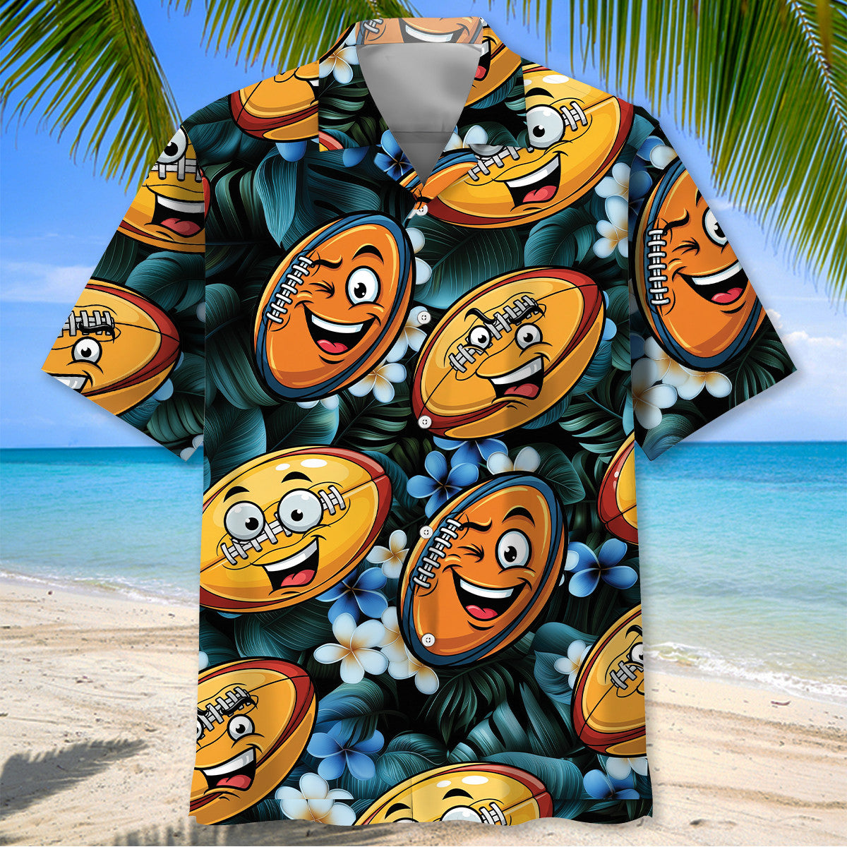 Funny Rugby Hawaiian Shirt