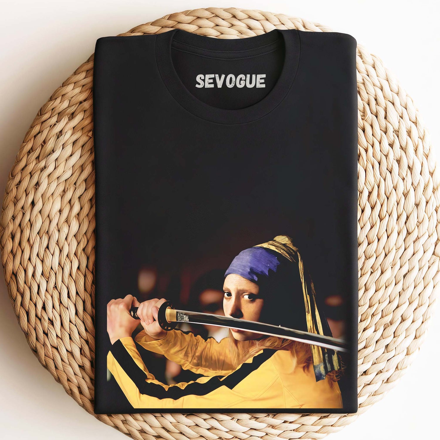 Girl With A Pearl Earring Parody Unisex Tee, Sweatshirt & Hoodie