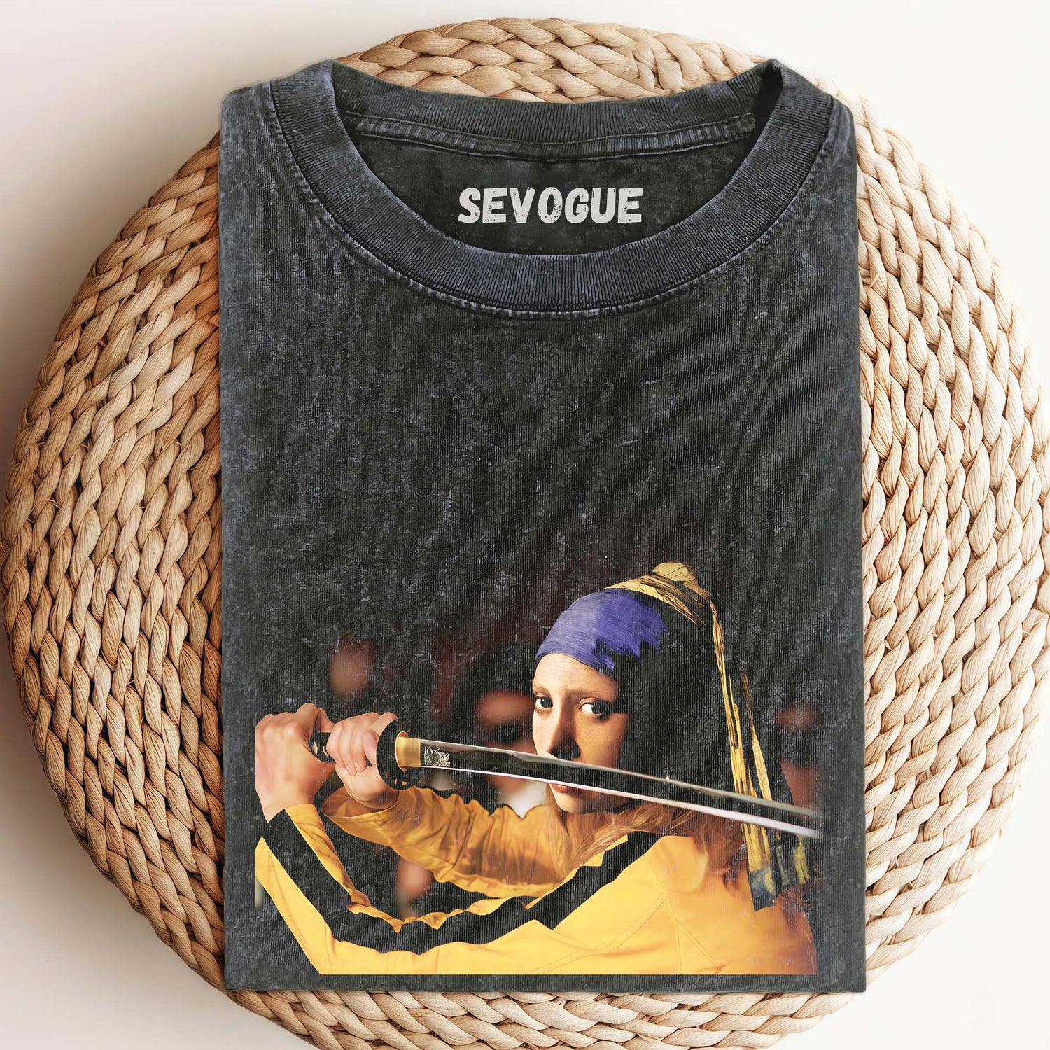 Girl With A Pearl Earring Parody Unisex Tee, Sweatshirt & Hoodie