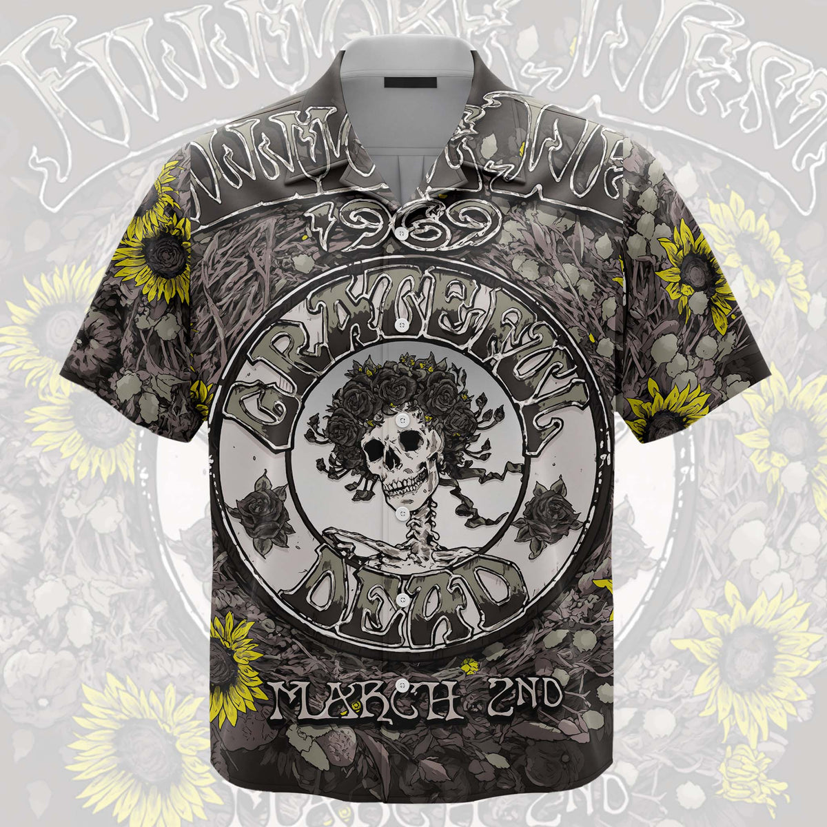 Grateful Dead Unisex Hawaiian Shirt