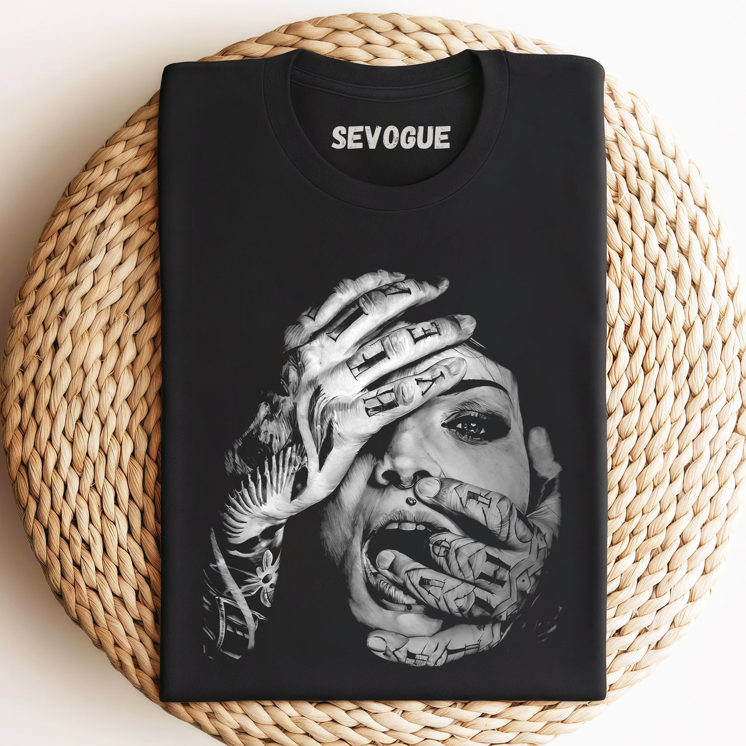 Hand Face V3 Unisex Tee, Sweatshirt & Hoodie