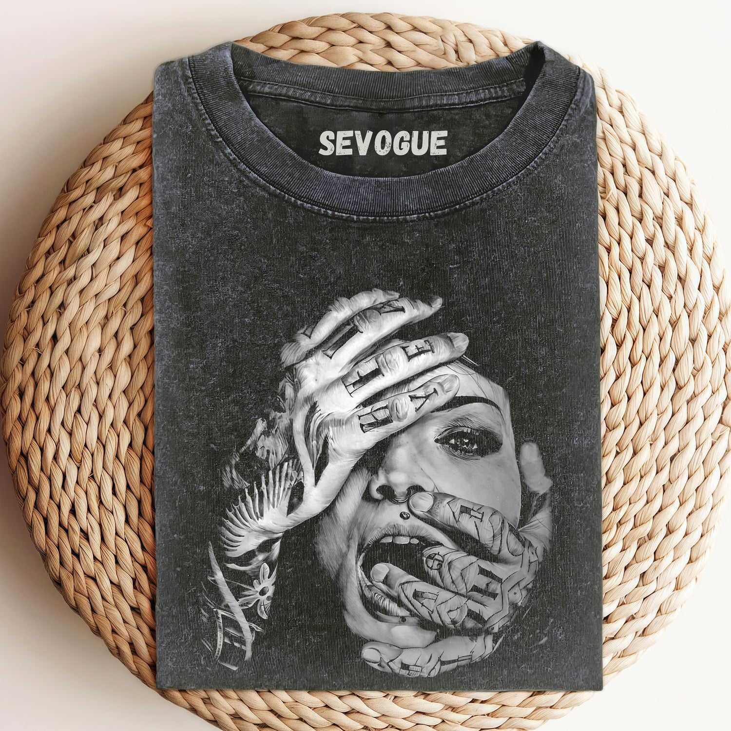 Hand Face V3 Unisex Tee, Sweatshirt & Hoodie