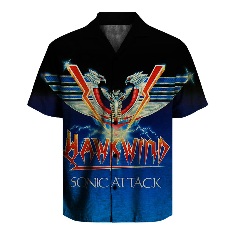Hawkwind - Sonic Attack  Unisex Hawaiian Shirt