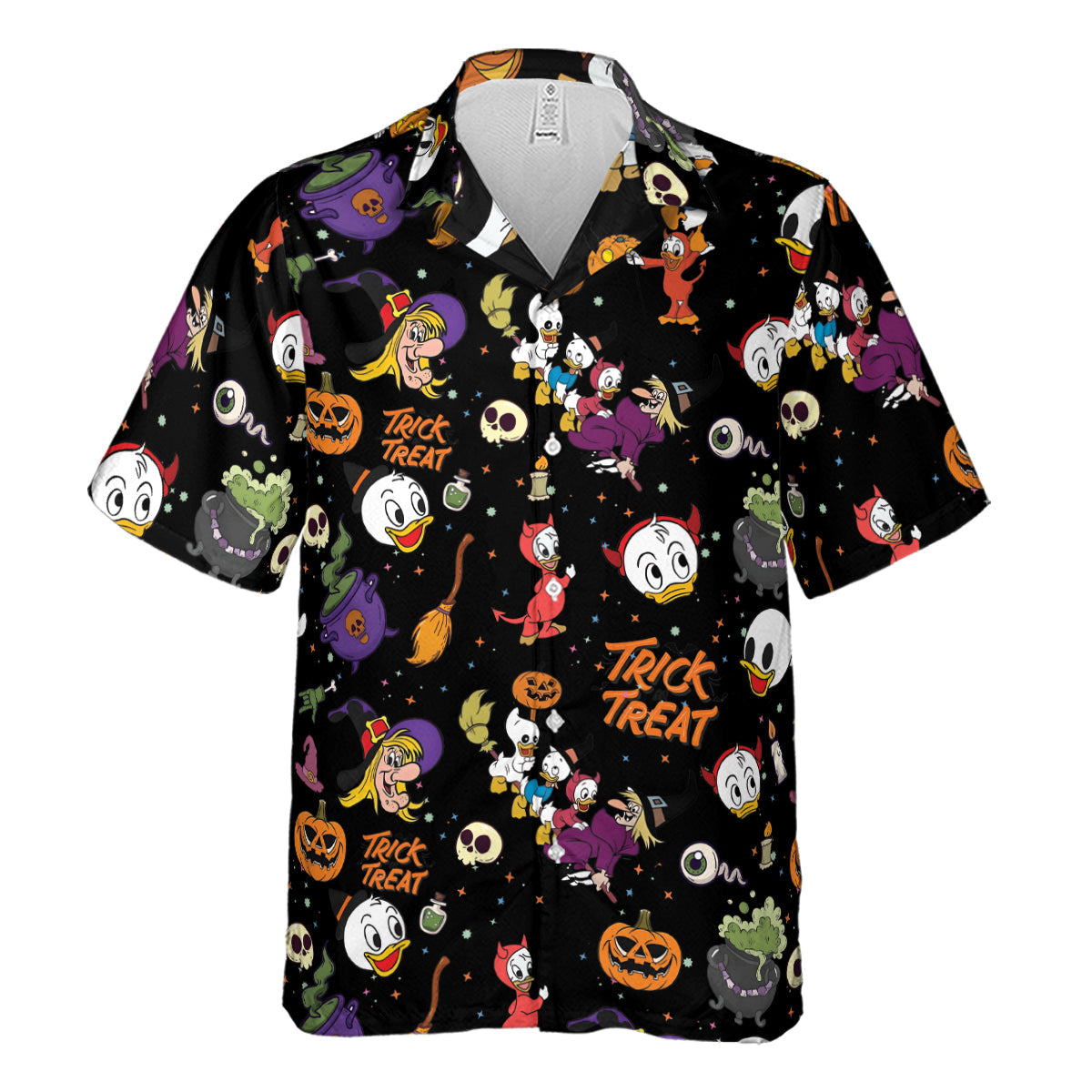 Huey, Dewey and Louie Duck Halloween Hawaiian Shirt