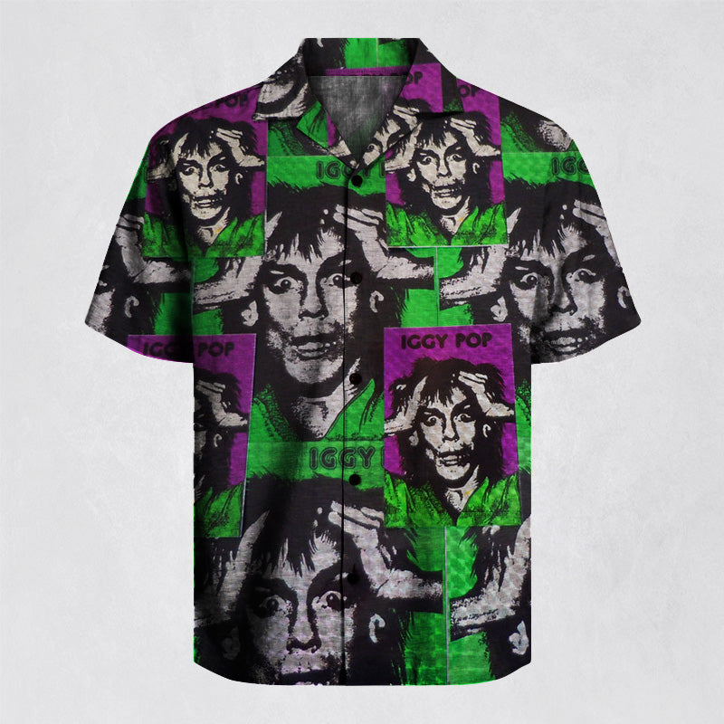 IGGY POP  Unisex Hawaiian Shirt