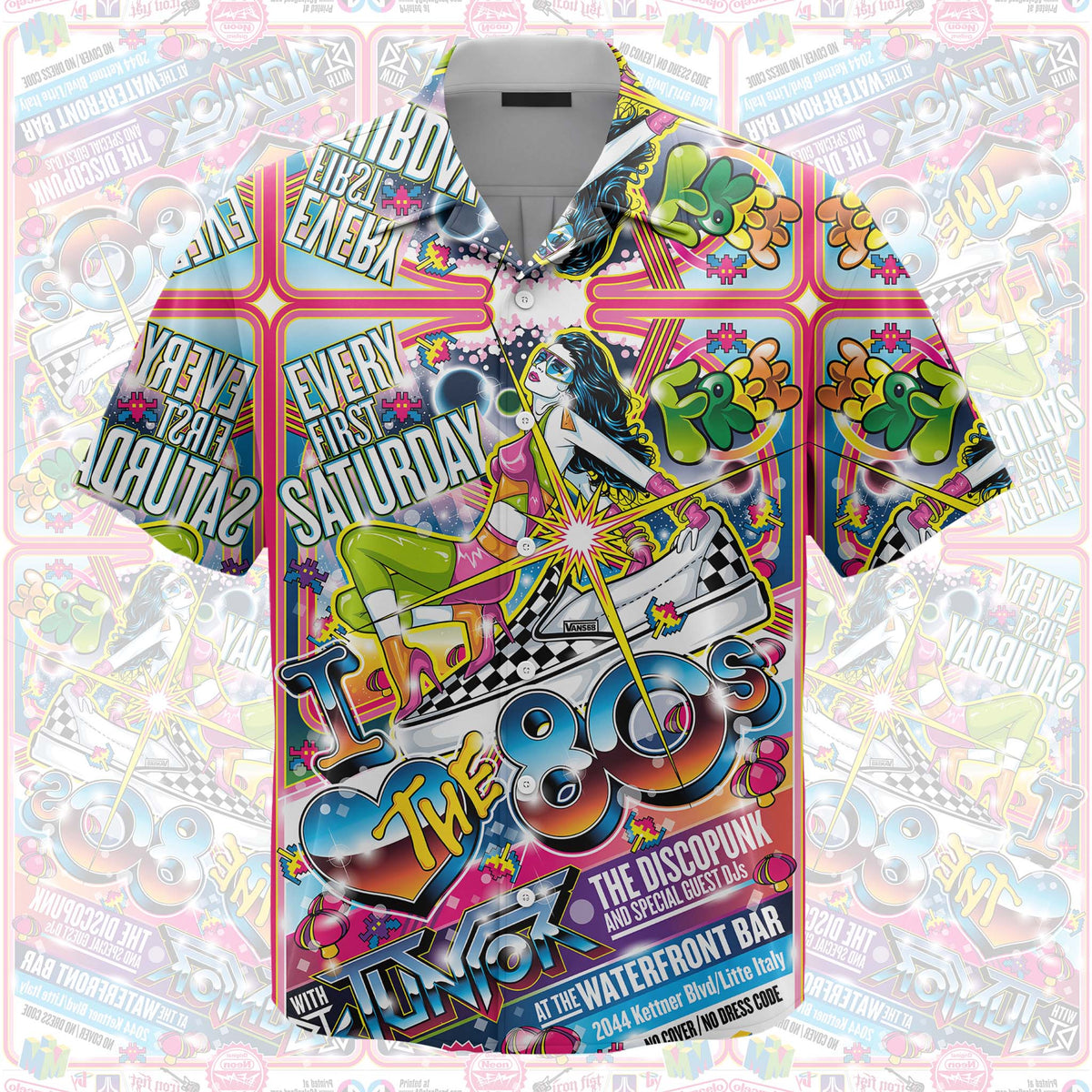 I Love The 80s Universal Hawaiian Shirt