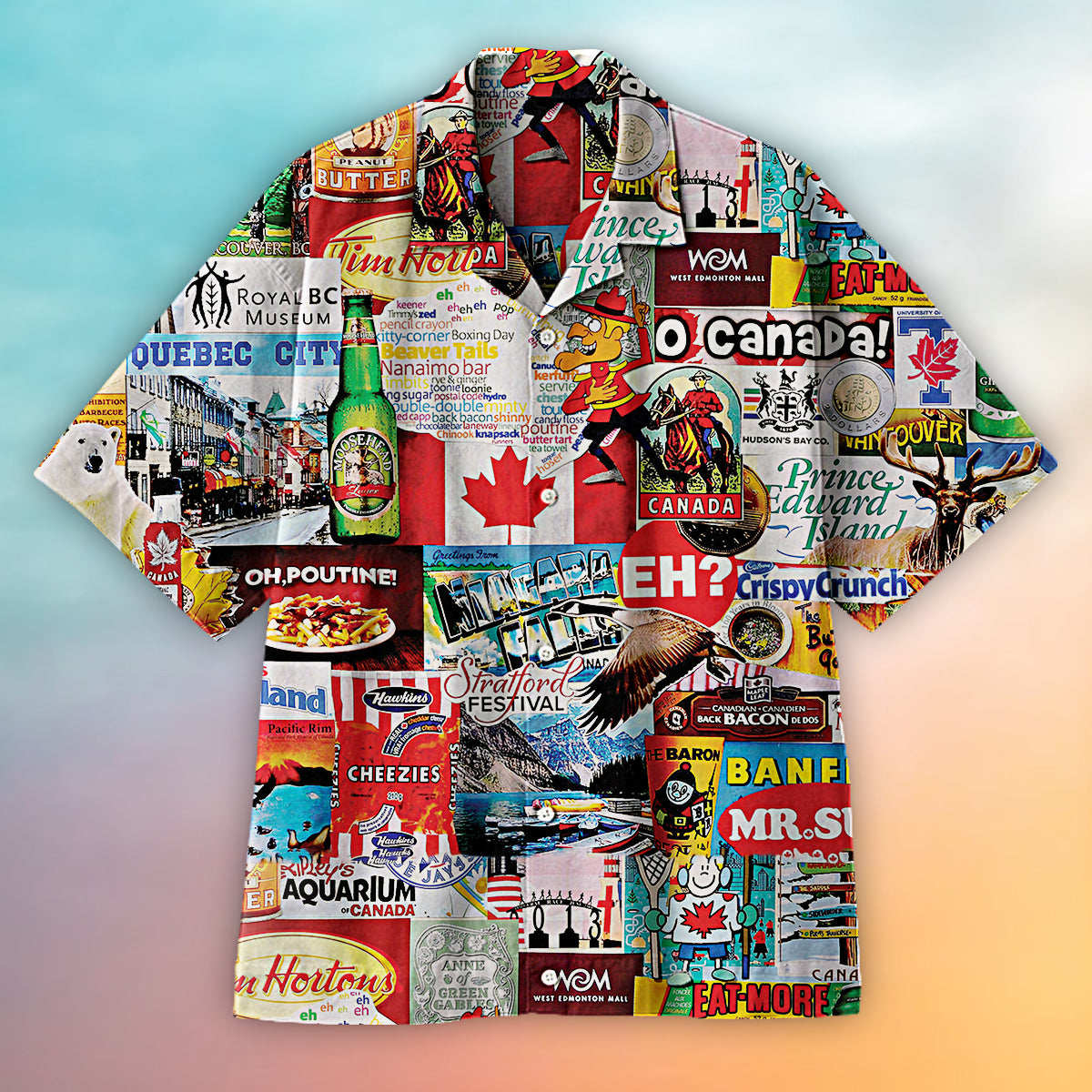 I Love Canada Hawaiian shirt