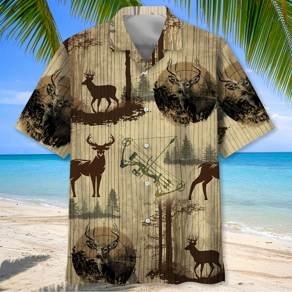 I'd Rather Be Hunting Vintage Hawaiian Shirt