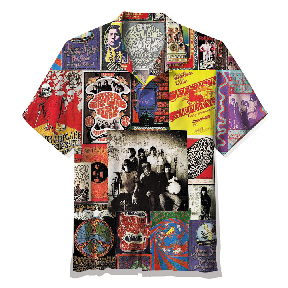 Jefferson Airplane Unisex Hawaiian Shirt