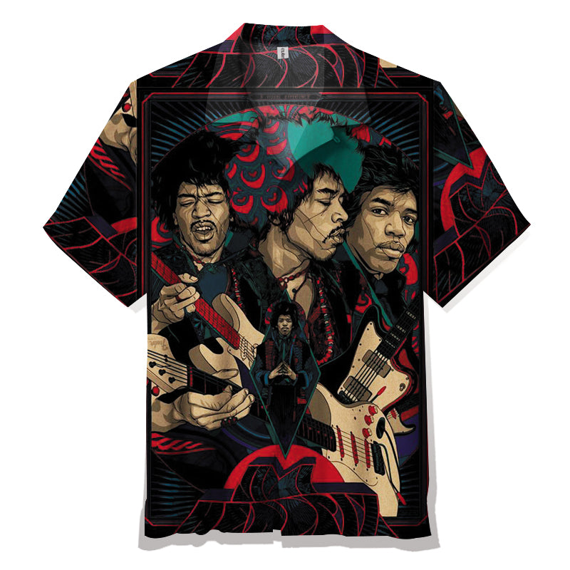Jimi Hendrix Hawaiian Shirt