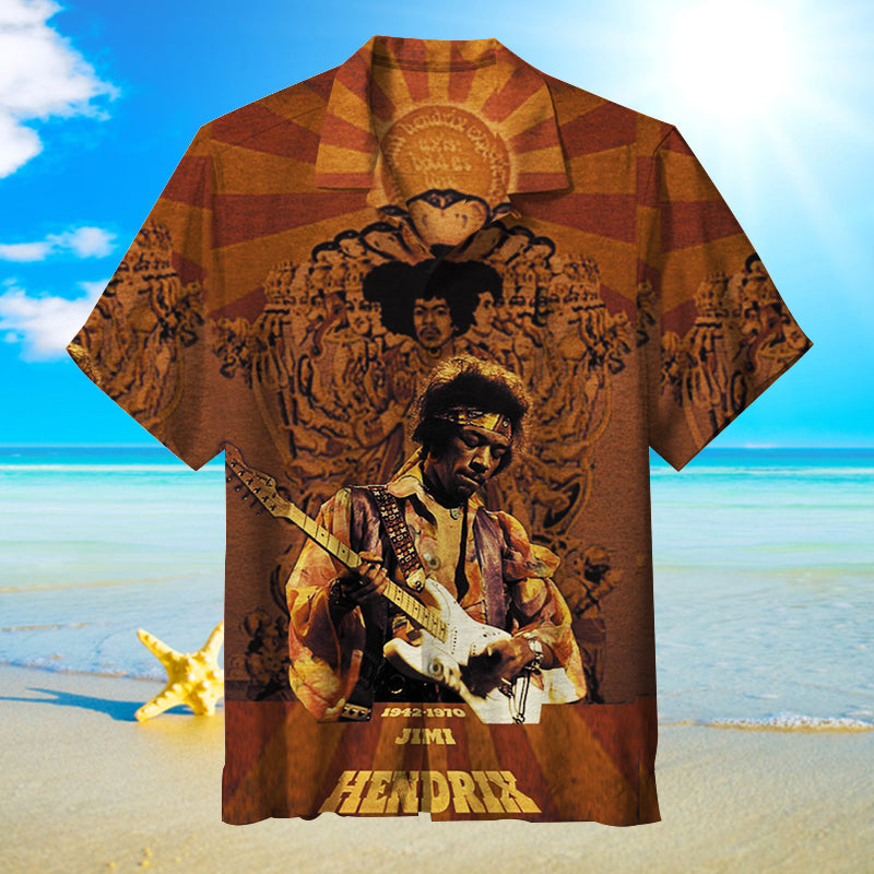 Jimi Hendrix Hawaiian Shirt